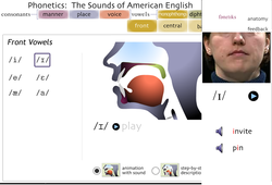 University of Iowa Phonetics: The sounds of American English page showing how the /I/ vowel sound is pronounced
